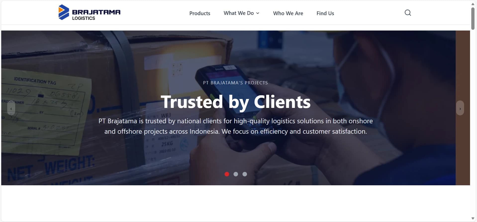 PT. Brajatama - Company Profile Website